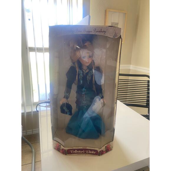 NIB Rare Vintage Collectors Choice fine bisque porcelain 17" Mermaid doll NRFB